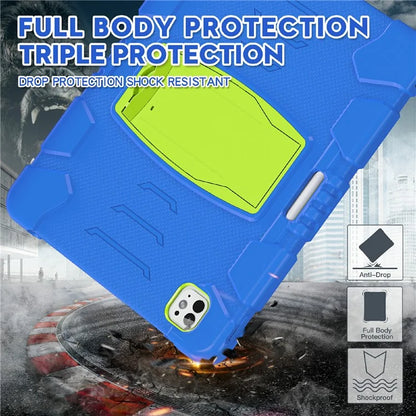 For iPad Pro 13 (2024) Kickstand Case PC+Silicone Anti-Drop Tablet Cover
