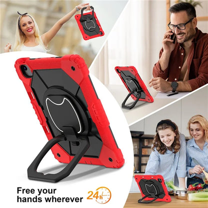 For iPad Air 13 (2024) Kickstand Case Silicone+PC Tablet Cover