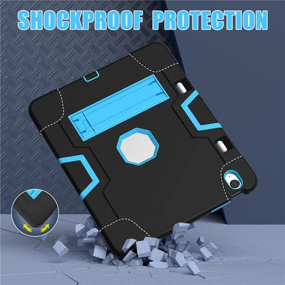 For iPad Air 13 (2024) Case Robot Style Silicone + PC Tablet Cover with Kickstand