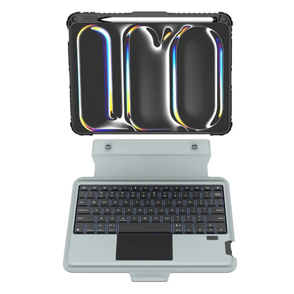 NILLKIN For iPad Pro 11 (2024) Tablet Case with Detachable Bluetooth Keyboard (Backlight Version)