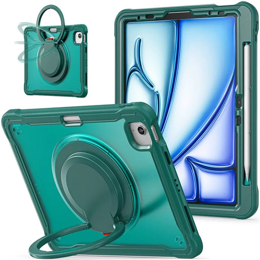 For iPad Air 11 (2024) / Air (2022) / (2020) / iPad Pro 11 (2022) / (2021) / (2020) / (2018) Case Rotary Kickstand Tablet Cover