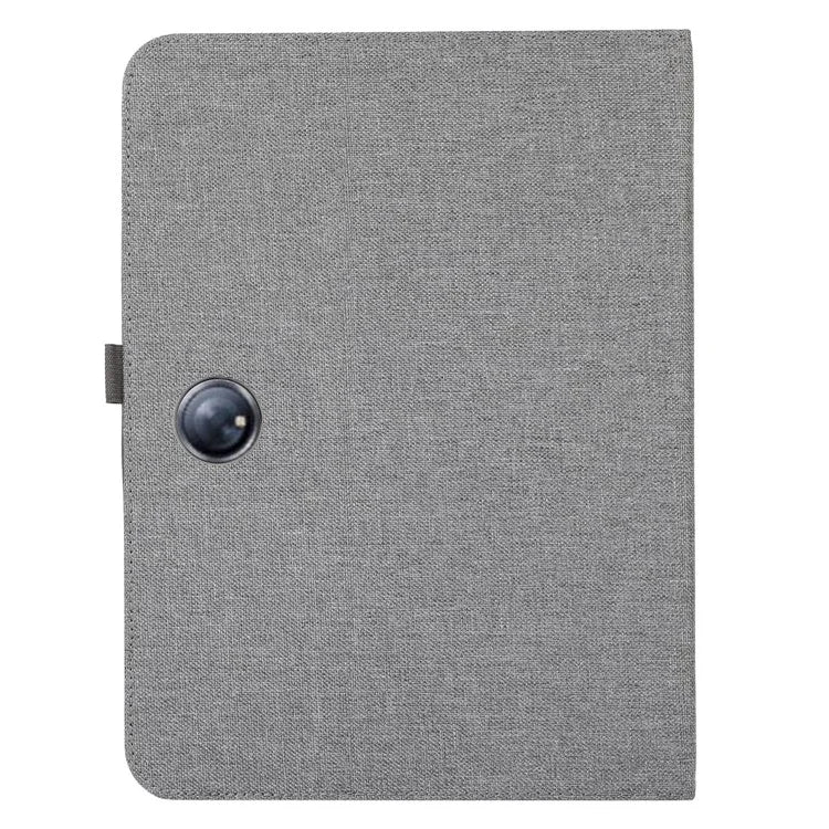 For OnePlus Pad Pro Leather Case Card Holder Cloth Texture Tablet Stand Cover