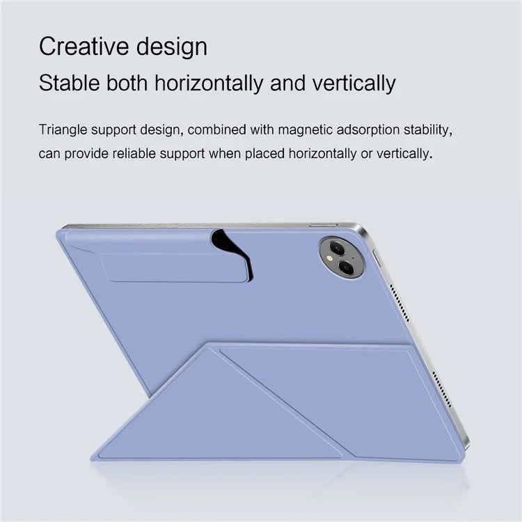 For Huawei MatePad Pro 12.2 (2024) Leather Case Origami Stand Magnetic Tablet Cover Auto Wake / Skeep