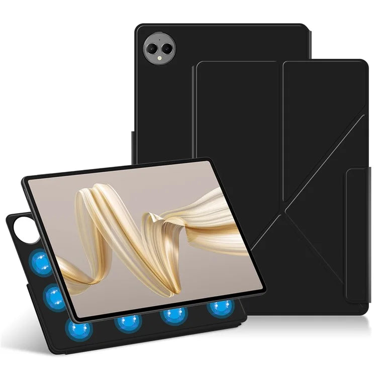 For Huawei MatePad Pro 12.2 (2024) Leather Case Origami Stand Magnetic Tablet Cover Auto Wake / Skeep