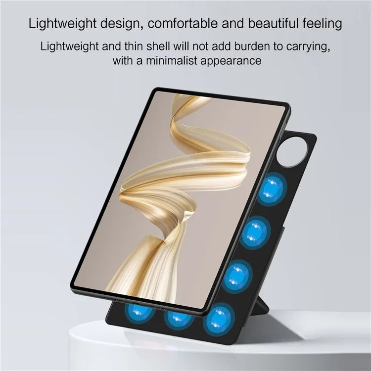 For Huawei MatePad Pro 12.2 (2024) Leather Case Origami Stand Magnetic Tablet Cover Auto Wake / Skeep