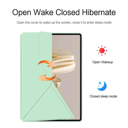 For Huawei MatePad Pro 12.2 (2024) Leather Case Origami Stand Magnetic Tablet Cover Auto Wake / Skeep