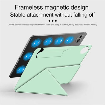 For Huawei MatePad Pro 12.2 (2024) Leather Case Origami Stand Magnetic Tablet Cover Auto Wake / Skeep