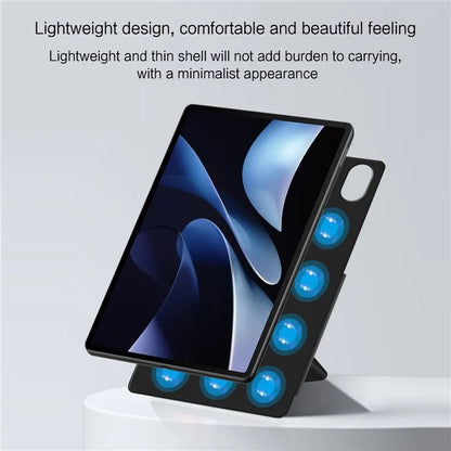 For Huawei MatePad Air 12 (2024) Leather Case Origami Stand Magnetic Tablet Cover Auto Wake / Skeep