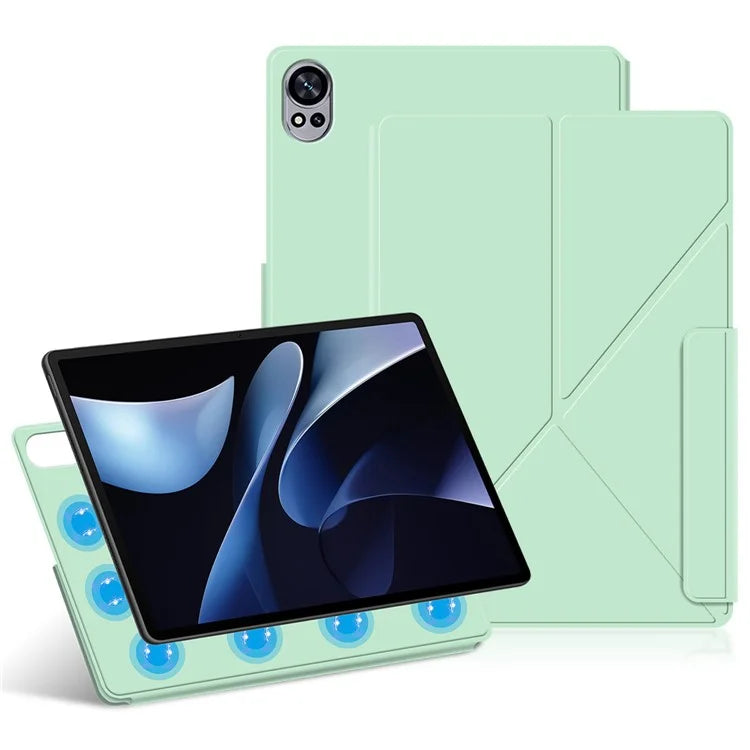 For Huawei MatePad Air 12 (2024) Leather Case Origami Stand Magnetic Tablet Cover Auto Wake / Skeep