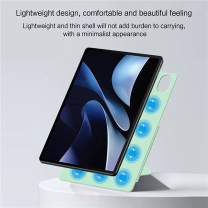 For Huawei MatePad Air 12 (2024) Leather Case Origami Stand Magnetic Tablet Cover Auto Wake / Skeep