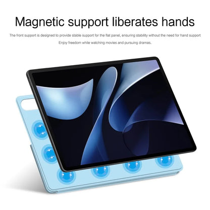 For Huawei MatePad Air 12 (2024) Leather Case Origami Stand Magnetic Tablet Cover Auto Wake / Skeep