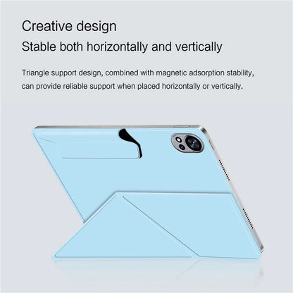 For Huawei MatePad Air 12 (2024) Leather Case Origami Stand Magnetic Tablet Cover Auto Wake / Skeep
