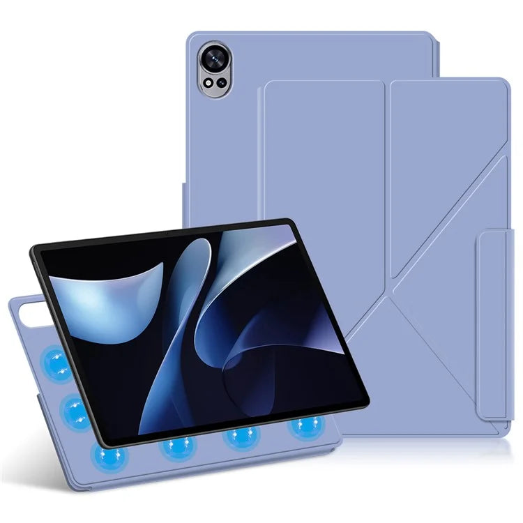 For Huawei MatePad Air 12 (2024) Leather Case Origami Stand Magnetic Tablet Cover Auto Wake / Skeep