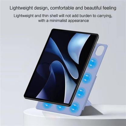 For Huawei MatePad Air 12 (2024) Leather Case Origami Stand Magnetic Tablet Cover Auto Wake / Skeep