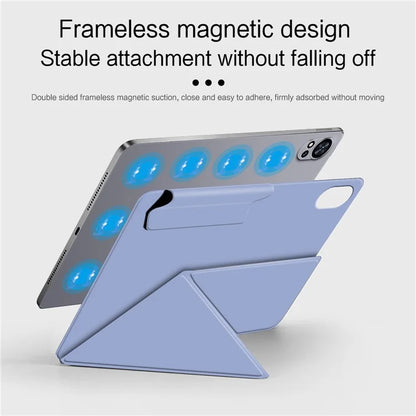 For Huawei MatePad Air 12 (2024) Leather Case Origami Stand Magnetic Tablet Cover Auto Wake / Skeep