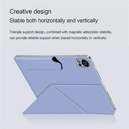 For Huawei MatePad Air 12 (2024) Leather Case Origami Stand Magnetic Tablet Cover Auto Wake / Skeep