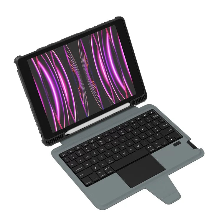 NILLKIN For iPad 10.2 (2021) / (2019) / (2020) Shockproof Case Detachable Backlight Keyboard Case