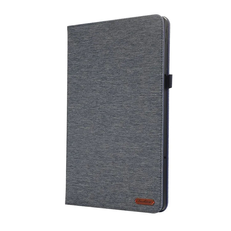 For Lenovo Xiaoxin Pad Pro 12.7 inch Leather Case Card Holder Cloth Texture Tablet Stand Cover