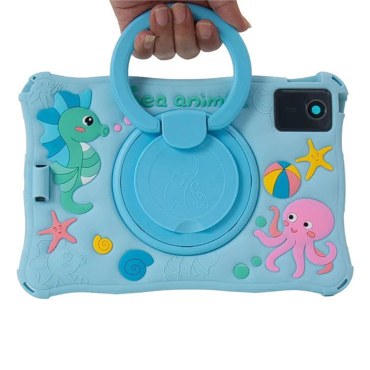 For Lenovo Tab M11 TB330FU / 331FC / Xiaoxin Pad 11 2024 Case Kickstand Cartoon Silicone Tablet Cover