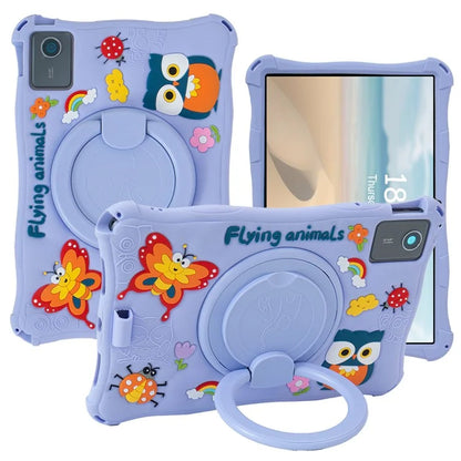 For Lenovo Tab M11 TB330FU / 331FC / Xiaoxin Pad 11 2024 Case Kickstand Cartoon Silicone Tablet Cover