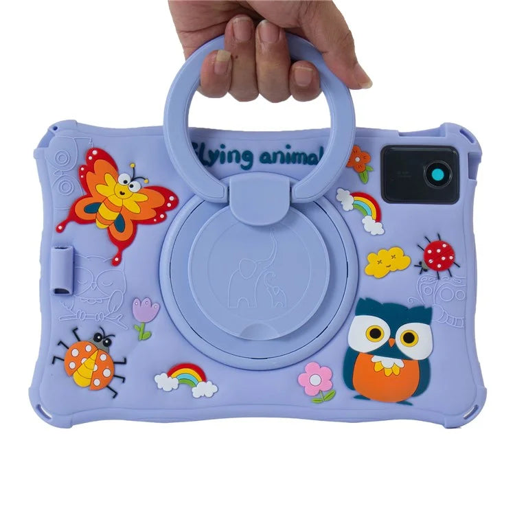 For Lenovo Tab M11 TB330FU / 331FC / Xiaoxin Pad 11 2024 Case Kickstand Cartoon Silicone Tablet Cover