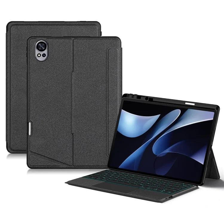 For Huawei MatePad Air 12 (2024) Leather Case + Bluetooth Keyboard with Backlight Trackpad