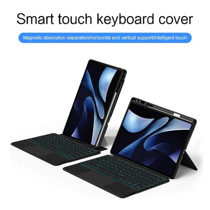 For Huawei MatePad Air 12 (2024) Leather Case + Bluetooth Keyboard with Backlight Trackpad