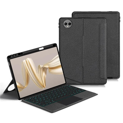 For Huawei MatePad Pro 12.2 (2024) Leather Case + Bluetooth Keyboard with Backlight Trackpad