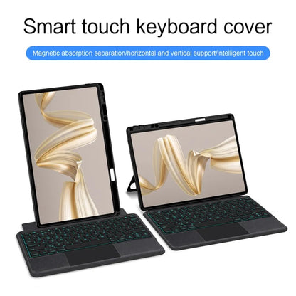 For Huawei MatePad Pro 12.2 (2024) Leather Case + Bluetooth Keyboard with Backlight Trackpad