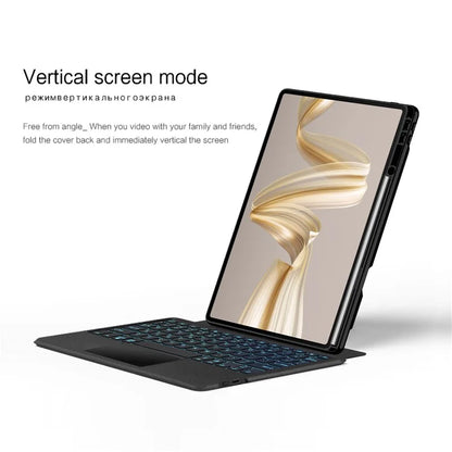 For Huawei MatePad Pro 12.2 (2024) Leather Case + Bluetooth Keyboard with Backlight Trackpad