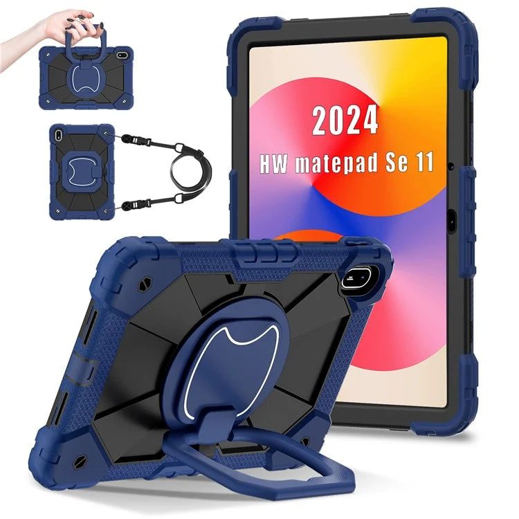 For Huawei MatePad SE 11 Kickstand Case Silicone+PC Tablet Cover