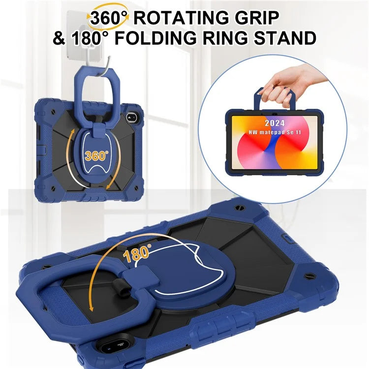 For Huawei MatePad SE 11 Kickstand Case Silicone+PC Tablet Cover