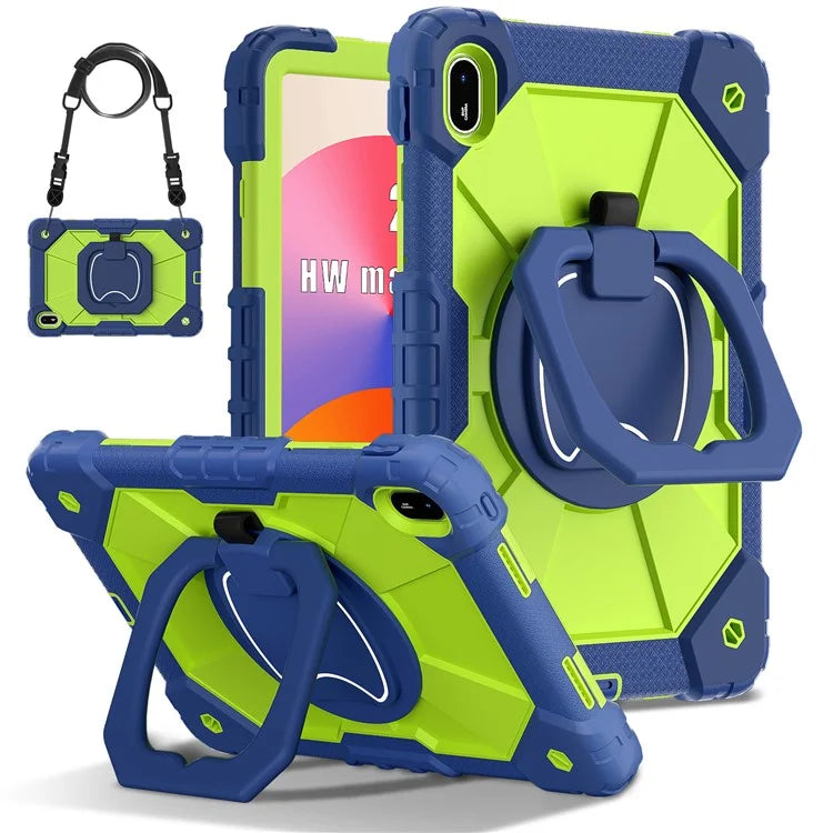 For Huawei MatePad SE 11 Kickstand Case Silicone+PC Tablet Cover