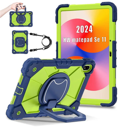 For Huawei MatePad SE 11 Kickstand Case Silicone+PC Tablet Cover