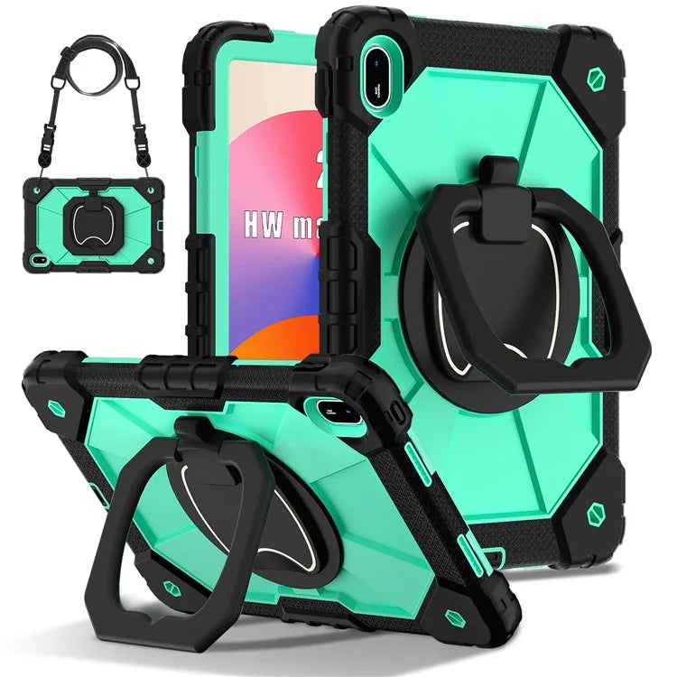 For Huawei MatePad SE 11 Kickstand Case Silicone+PC Tablet Cover