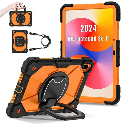 For Huawei MatePad SE 11 Kickstand Case Silicone+PC Tablet Cover
