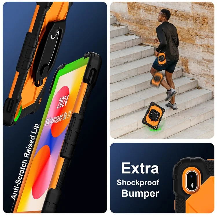 For Huawei MatePad SE 11 Kickstand Case Silicone+PC Tablet Cover