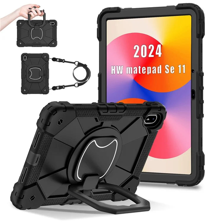 For Huawei MatePad SE 11 Kickstand Case Silicone+PC Tablet Cover