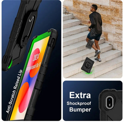 For Huawei MatePad SE 11 Kickstand Case Silicone+PC Tablet Cover