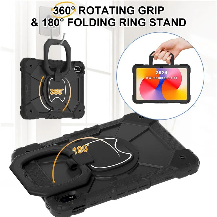 For Huawei MatePad SE 11 Kickstand Case Silicone+PC Tablet Cover