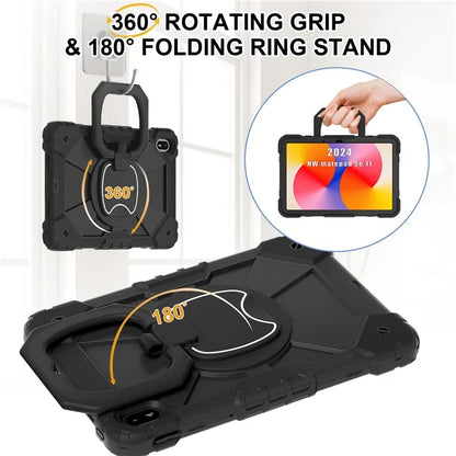 For Huawei MatePad SE 11 Kickstand Case Silicone+PC Tablet Cover