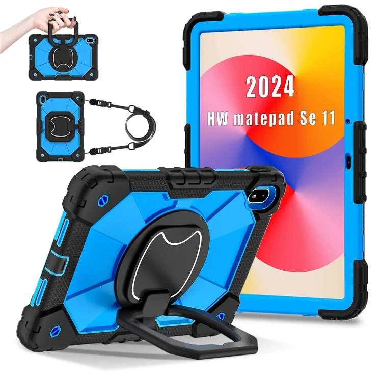 For Huawei MatePad SE 11 Kickstand Case Silicone+PC Tablet Cover