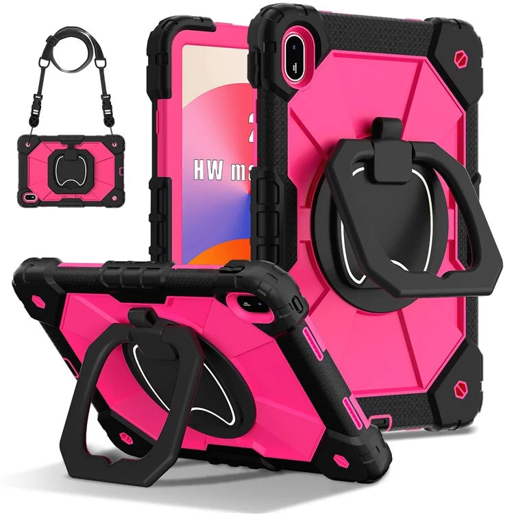 For Huawei MatePad SE 11 Kickstand Case Silicone+PC Tablet Cover