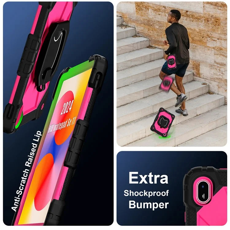 For Huawei MatePad SE 11 Kickstand Case Silicone+PC Tablet Cover