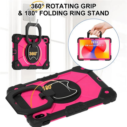 For Huawei MatePad SE 11 Kickstand Case Silicone+PC Tablet Cover
