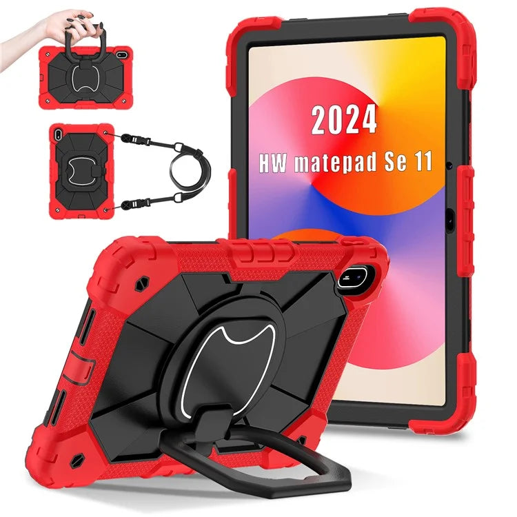 For Huawei MatePad SE 11 Kickstand Case Silicone+PC Tablet Cover