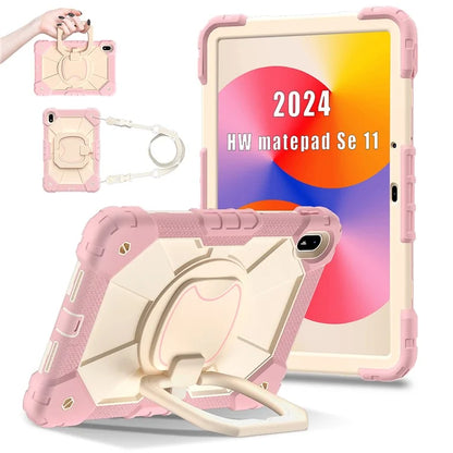 For Huawei MatePad SE 11 Kickstand Case Silicone+PC Tablet Cover