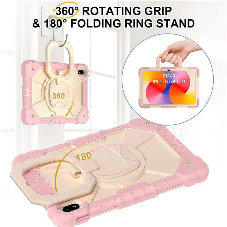 For Huawei MatePad SE 11 Kickstand Case Silicone+PC Tablet Cover