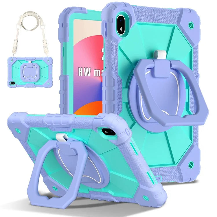 For Huawei MatePad SE 11 Kickstand Case Silicone+PC Tablet Cover