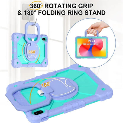 For Huawei MatePad SE 11 Kickstand Case Silicone+PC Tablet Cover